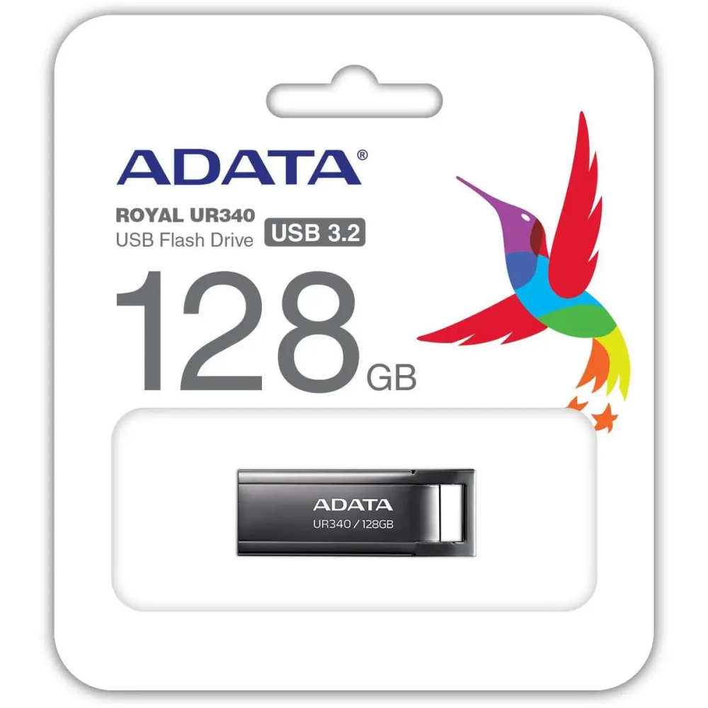 USB zibatmiņa ADATA UR340 128GB (AROY-UR340-128GBK) - foto 5