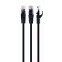 GEMBIRD PP6U-0.25M/BK patchcord RJ45 (PP6U-0.25M/BK)