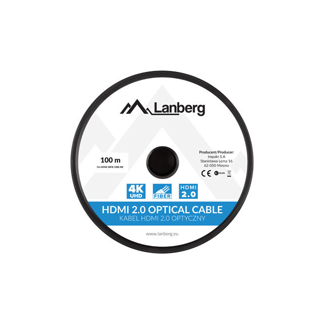 LANBERG HDMI v2.1 M/M (CA-HDMI-30FB-1000-BK) - foto 2