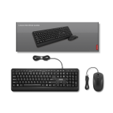 Tastatūra + pele LENOVO 160 Wired Combo US/INT (GX31L52655)