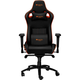 Datorkrēsls CANYON Corax GС-5 Gaming chair PU leather black+Orange (CND-SGCH5)