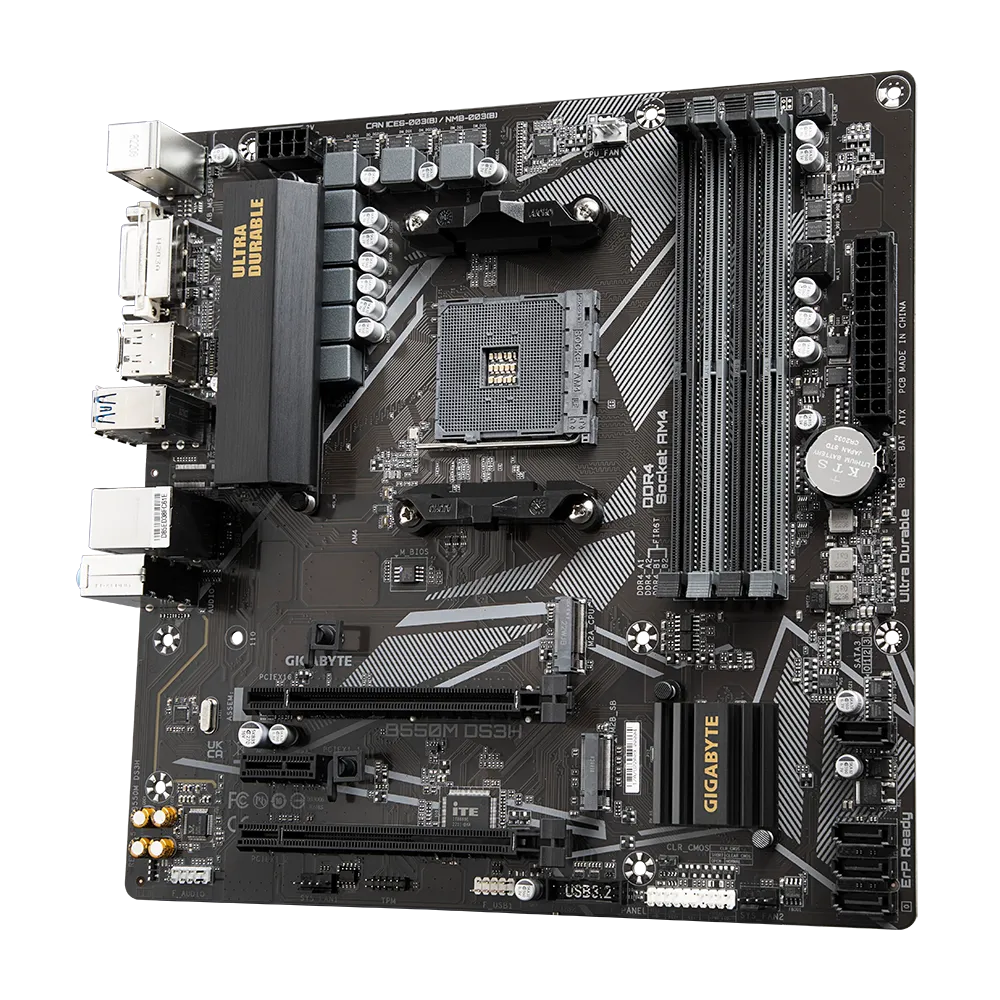 Pamatplate GIGABYTE B550M DS3H (B550MDS3H1.5) - foto 4