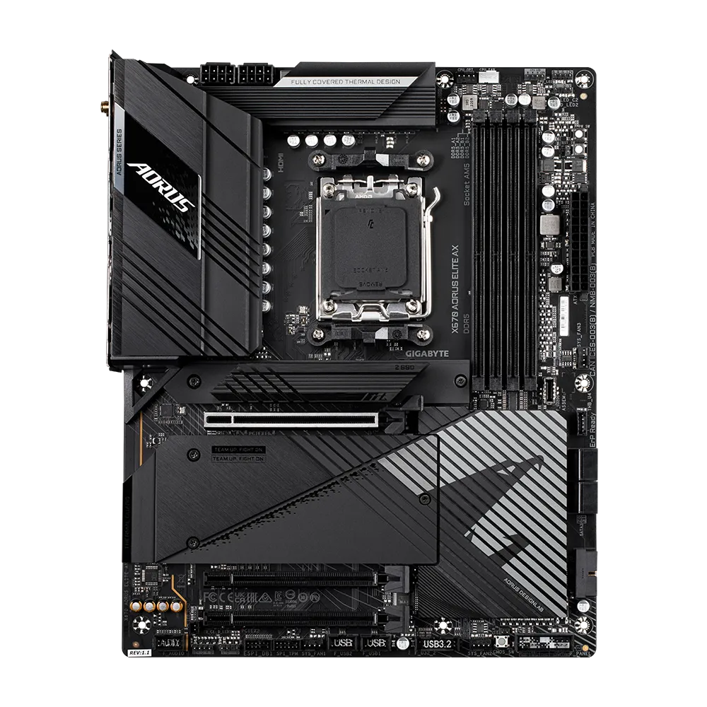 Pamatplate GIGABYTE X670 AORUS ELITE AX (X670AORUSELITEAX1.1) - foto 2