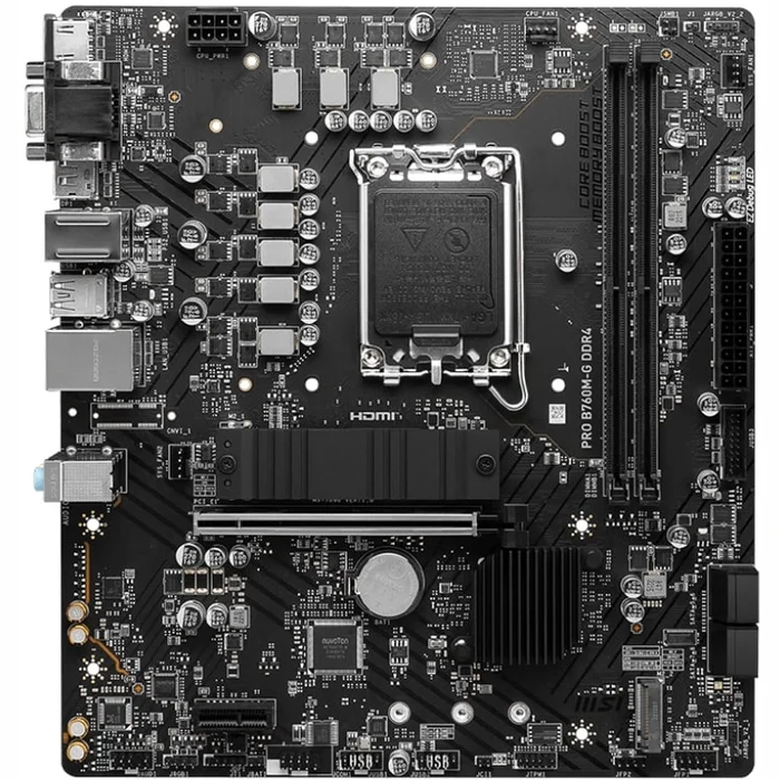 Pamatplate MSI Pro B760M-G DDR4 (PROB760M-GDDR4) - foto 2