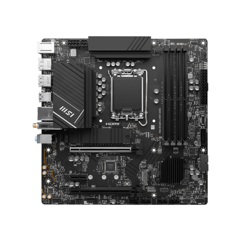 Pamatplate MSI PRO B760M-A WIFI DDR4 (PROB760M-AWIFIDDR4)