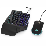 Tastatūra + pele GEMBIRD USB GAMING KIT ENG/TWIN (GGS-IVAR-TWIN)