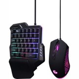 Tastatūra + pele GEMBIRD USB GAMING KIT ENG/TWIN (GGS-IVAR-TWIN)