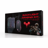 Tastatūra + pele GEMBIRD USB GAMING KIT ENG/TWIN (GGS-IVAR-TWIN)
