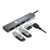 TECHLY USB-A 3.2 Hub 4-Port USB-A Slim (365955)
