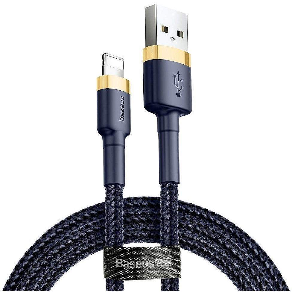 BASEUS LIGHTNING TO USB 2M/GOLD/BLUE (CALKLF-CV3)
