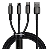 BASEUS USB TO 3IN1 1.5M/BLACK (CAMLTWJ-01)