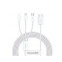 BASEUS USB TO 3IN1 1.5M/WHITE (CAMLTYS-02)