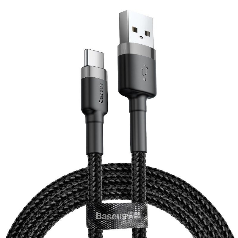 BASEUS USB TO USB-C 1M/GRAY/BLACK (CATKLF-BG1)