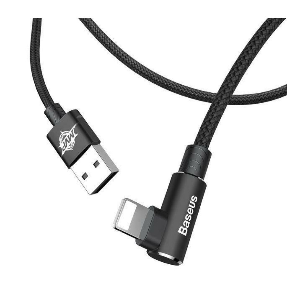 BASEUS ELBOW TO USB 1M/BLACK (CALMVP-01)