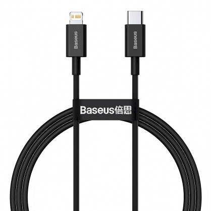 BASEUS LIGHTNING TO USB 1M/BLACK (CATLYS-A01)