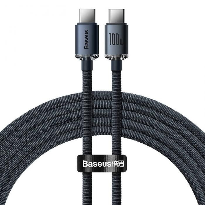 BASEUS USB-C TO USB-C 100W 2M/BLACK (CAJY000701)