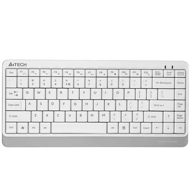 Tastatūra A4Tech FSTYLER FK11 White ENG (A4TKLA47119)