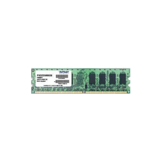 Operatīvā atmiņa Patriot Memory 2GB DDR2 800 MHz CL6 (PSD22G80026)