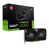 Video card MSI GeForce RTX 4060 VENTUS 2X 8 GB GDDR6 (RTX 4060 VENTUS 2X BLAC)