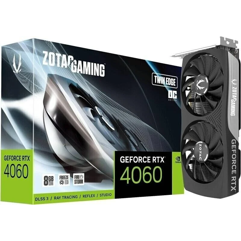Videokarte ZOTAC NVIDIA GeForce RTX 4060 8 GB GDDR6 (VGAZOANVD0135)