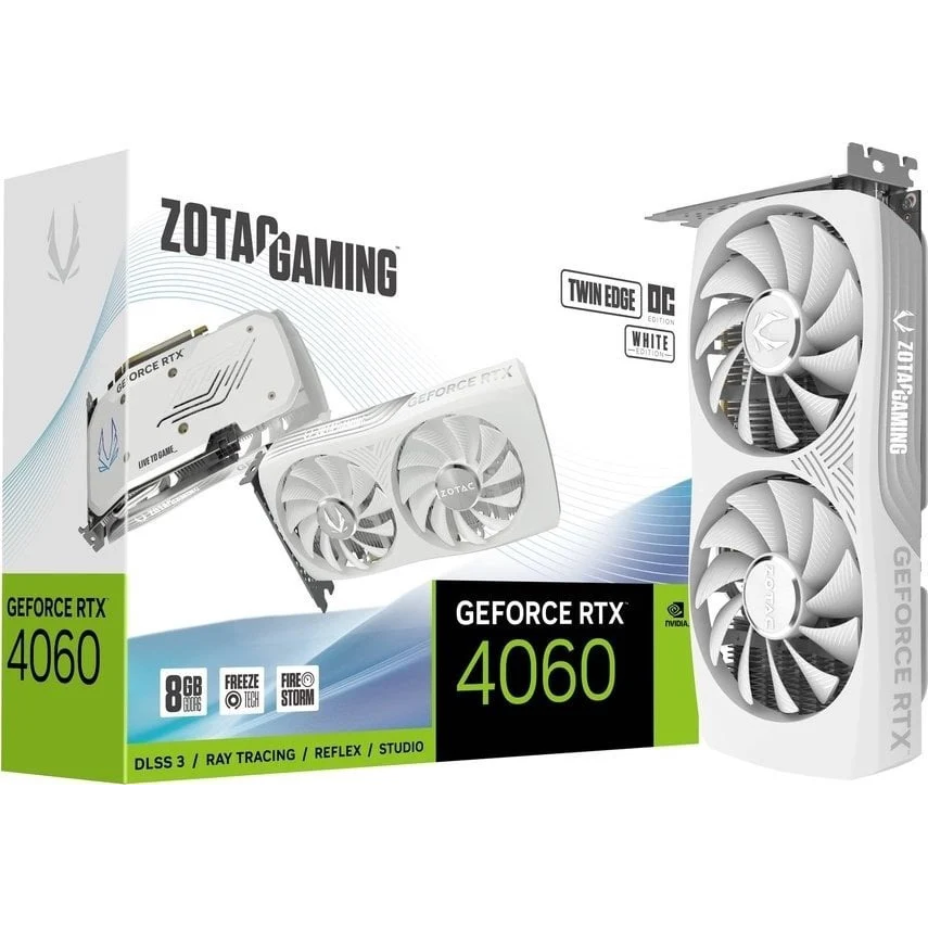 Carte graphique ZOTAC NVIDIA GeForce RTX  4060 8 GB GDDR6 (VGAZOANVD0123)