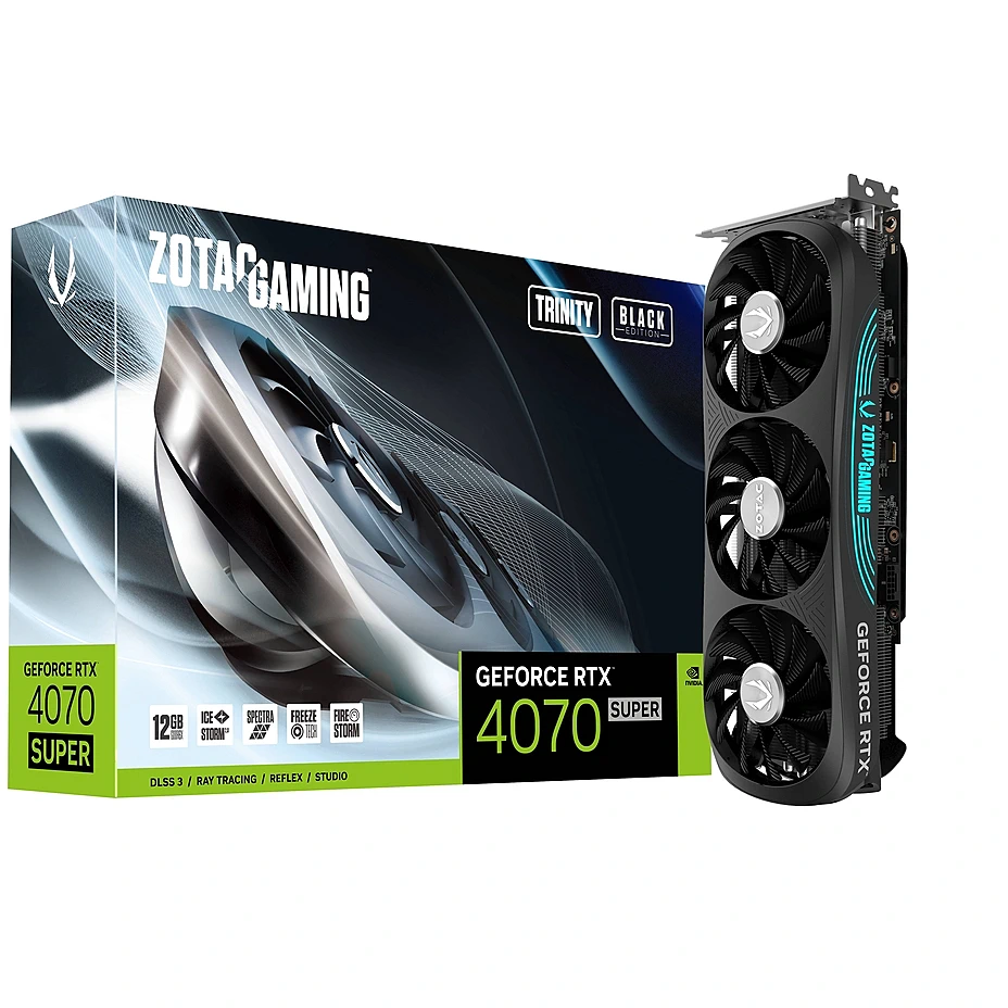 Videokarte ZOTAC NVIDIA GeForce RTX 4070 SUPER 12 GB GDDR6X (VGAZOANVD0154)