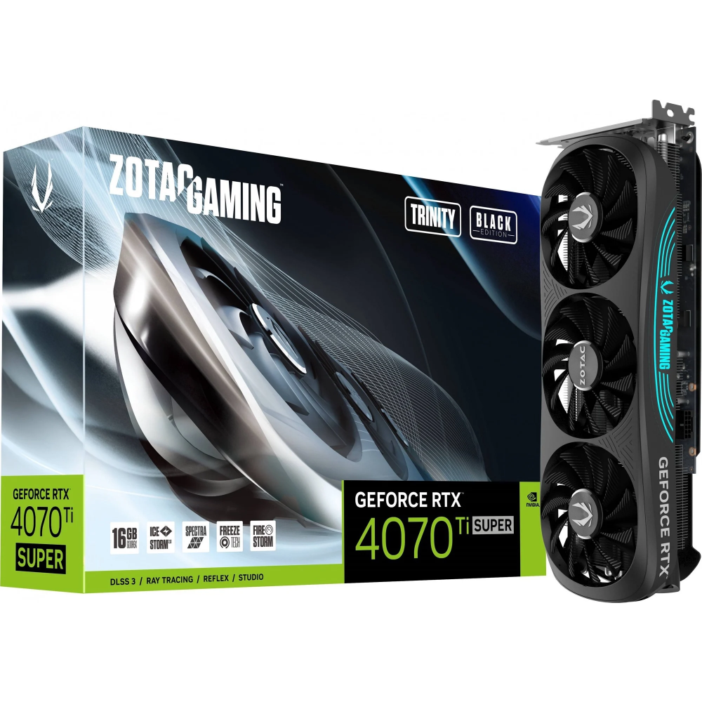 Videokarte ZOTAC NVIDIA GeForce RTX 4070 Ti SUPER 16 GB GDDR6X (VGAZOANVD0152)
