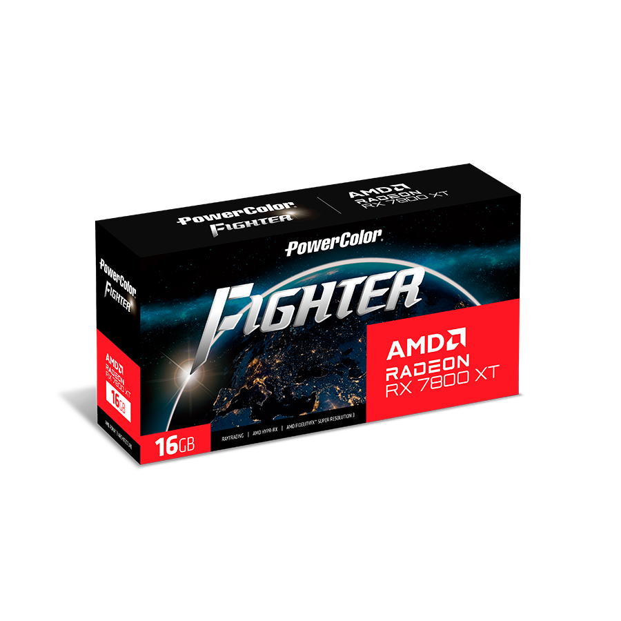 Videokarte PowerColor Radeon RX 7800 XT Fighter 16GB GDDR6 (RX7800XT 16G-F/OC) - foto 2