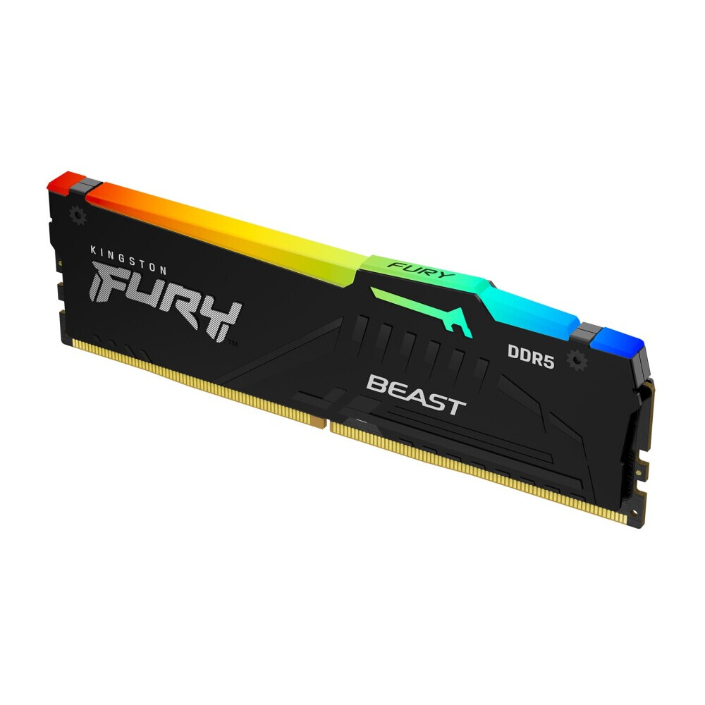 Operatīvā atmiņa Kingston FURY Beast RGB 8GB 6000 MHz DDR5 CL40 (KF560C40BBA-8)