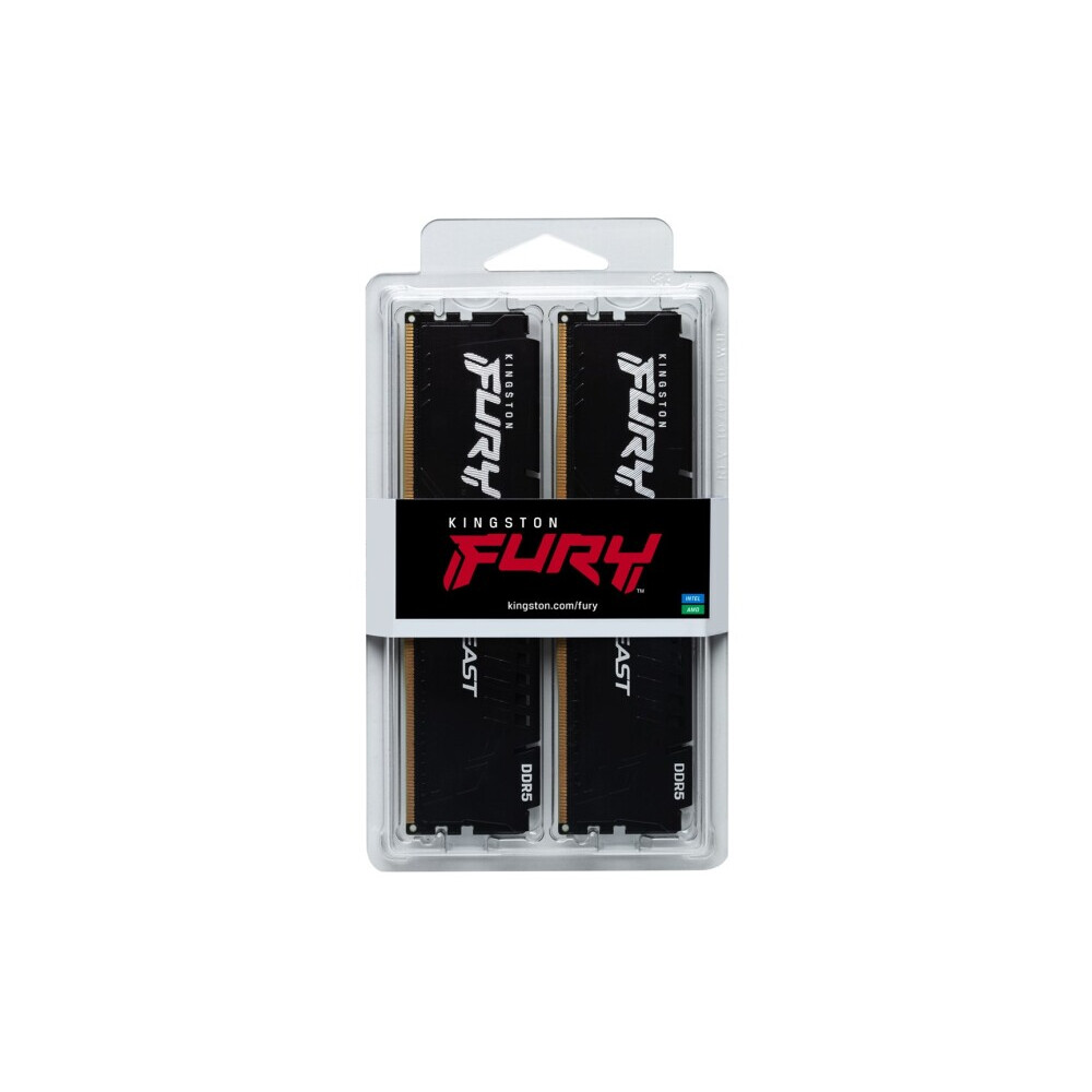 La mémoire vive Kingston FURY Beast 16GB 6000MHz DDR5 CL40 Kit of 2x8GB (KF560C40BBK2-16) - photo 5