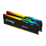 Operatīvā atmiņa Kingston FURY Beast RGB 16GB 6000MHz DDR5 CL40 Kit of 2x8GB (KF560C40BBAK2-16)