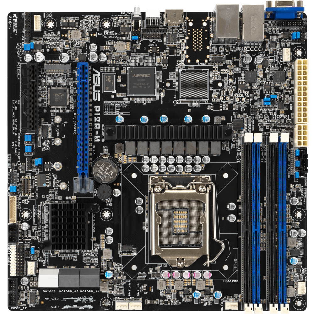 Mātesplate serveriem ASUS P12R-I C252 (90SB0A70-M0UAY0)