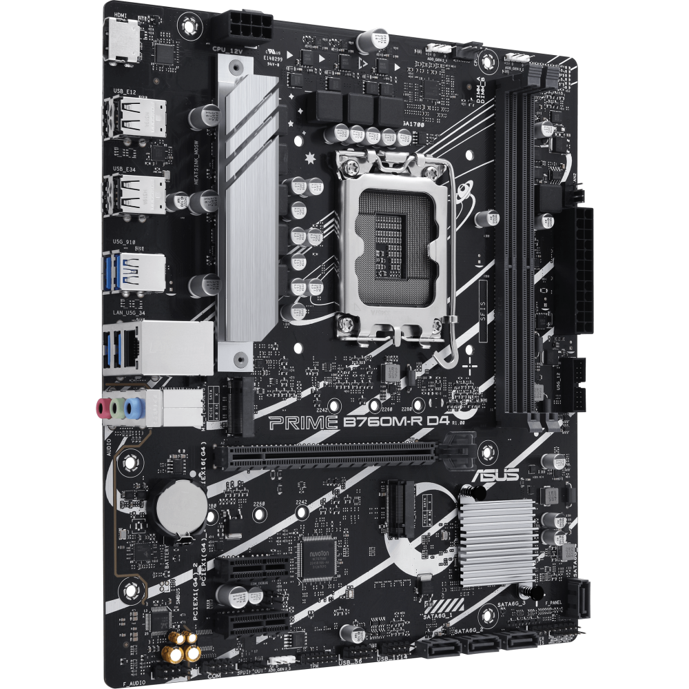 Motherboard ASUS PRIME B760M-R D4 (PRIME B760M-R D4) - photo 3