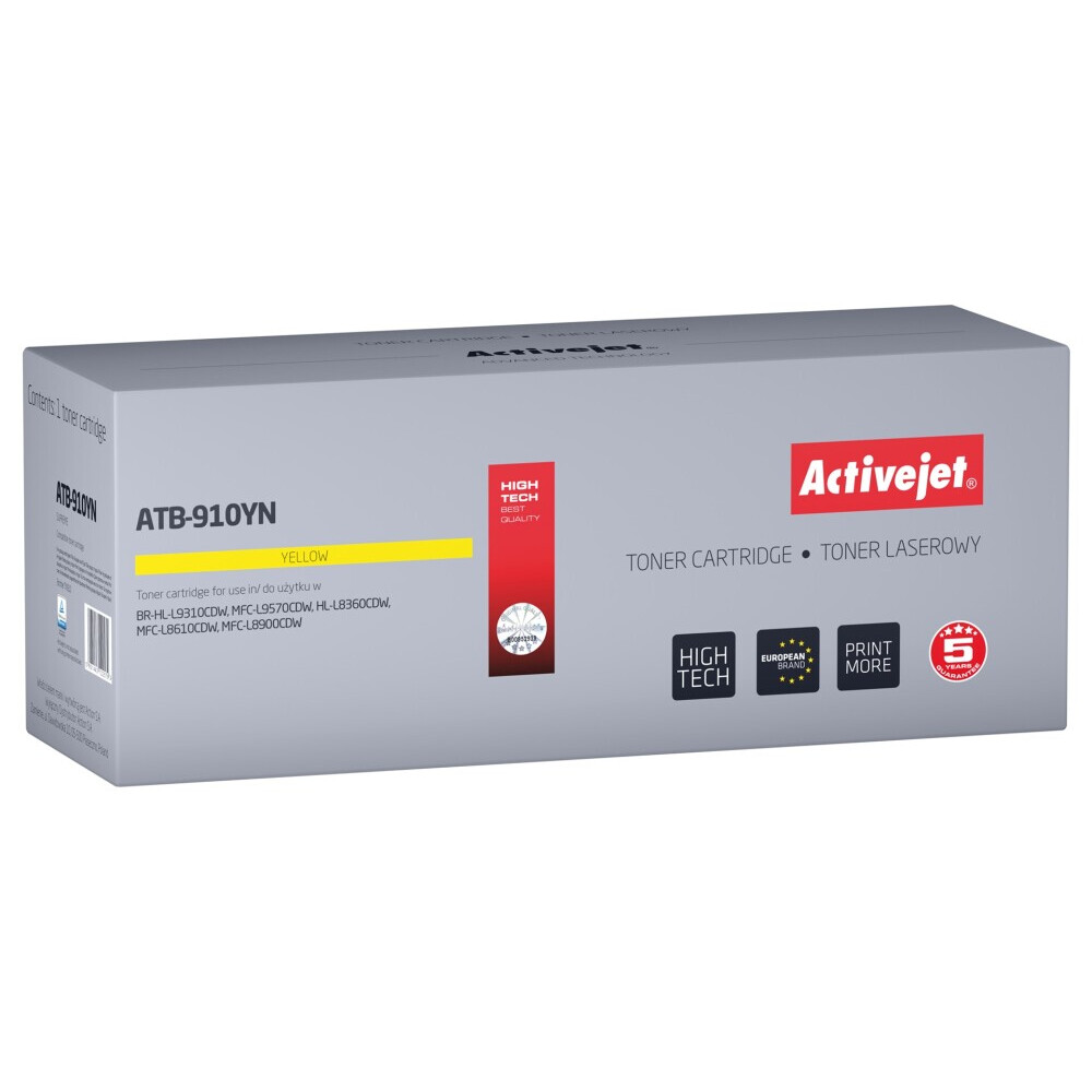 Activejet ATB-910YN for Brother 9000 pages yellow (ATB-910YN)