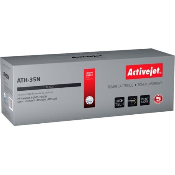 Toneris Activejet ATH-35N (replacement for HP 35A CB435A, Canon CRG-712; Supreme; 1800 pages; black) (ATH-35N)