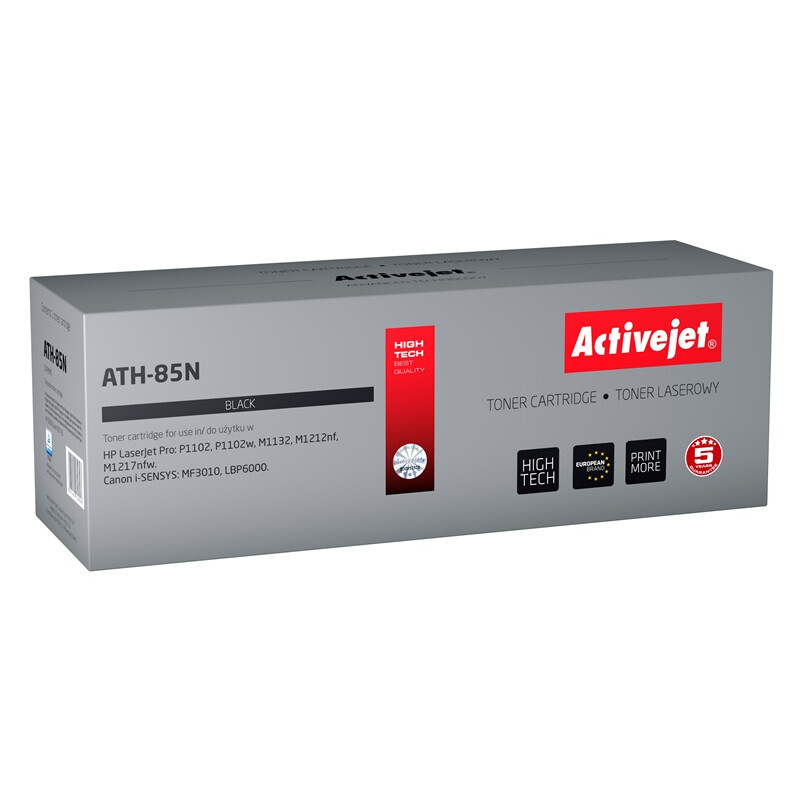 Toneris Activejet ATH-85N (replacement for HP 85A CE285A, Canon CGR-725; Supreme; 2000 pages; black) (ATH-85N)