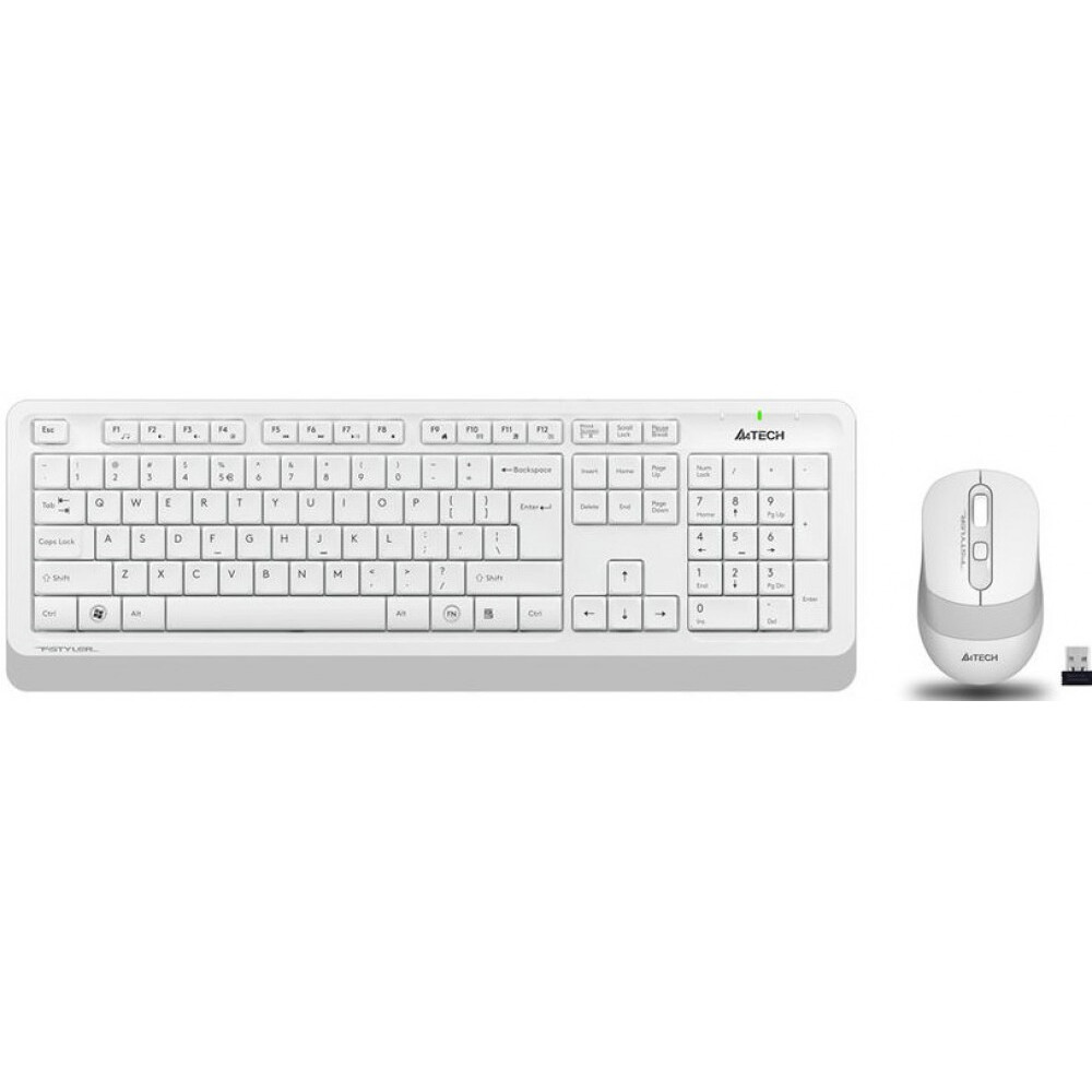 Tastatūra + pele A4Tech Fstyler FG1010 White