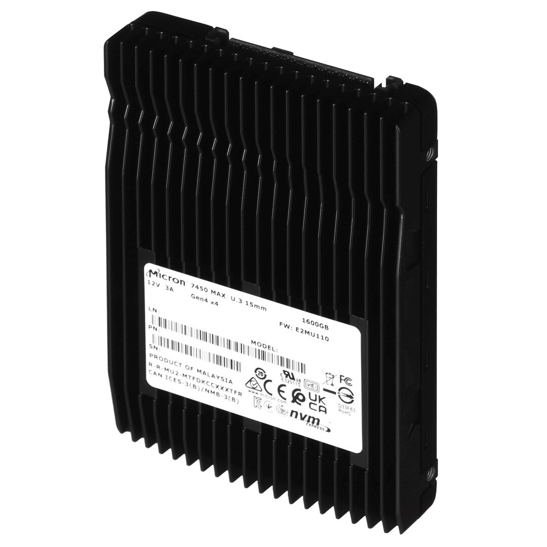 SSD Micron 7450 MAX 1.6TB (MTFDKCC1T6TFS-1BC1ZABYYR) - foto 2