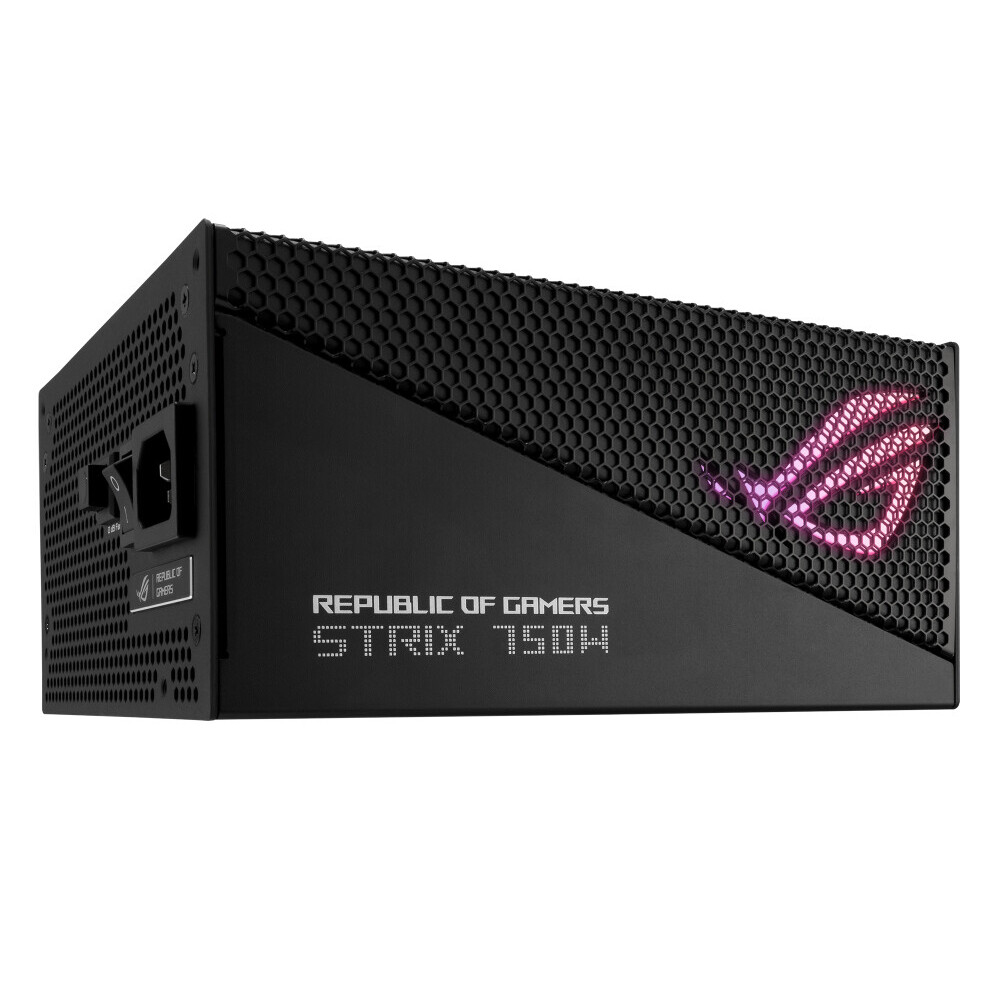 Barošanas bloks ASUS ROG Strix 750W Gold Aura Edition (90YE00P3-B0NA00) - foto 2