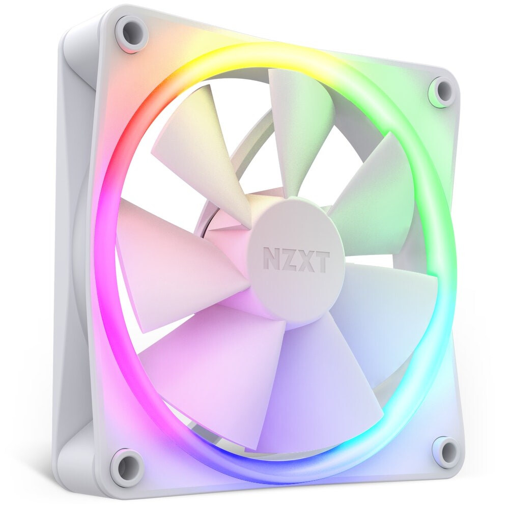 Korpusa dzesētājs NZXT F120 RGB White (RF-R12SF-W1) - foto 2