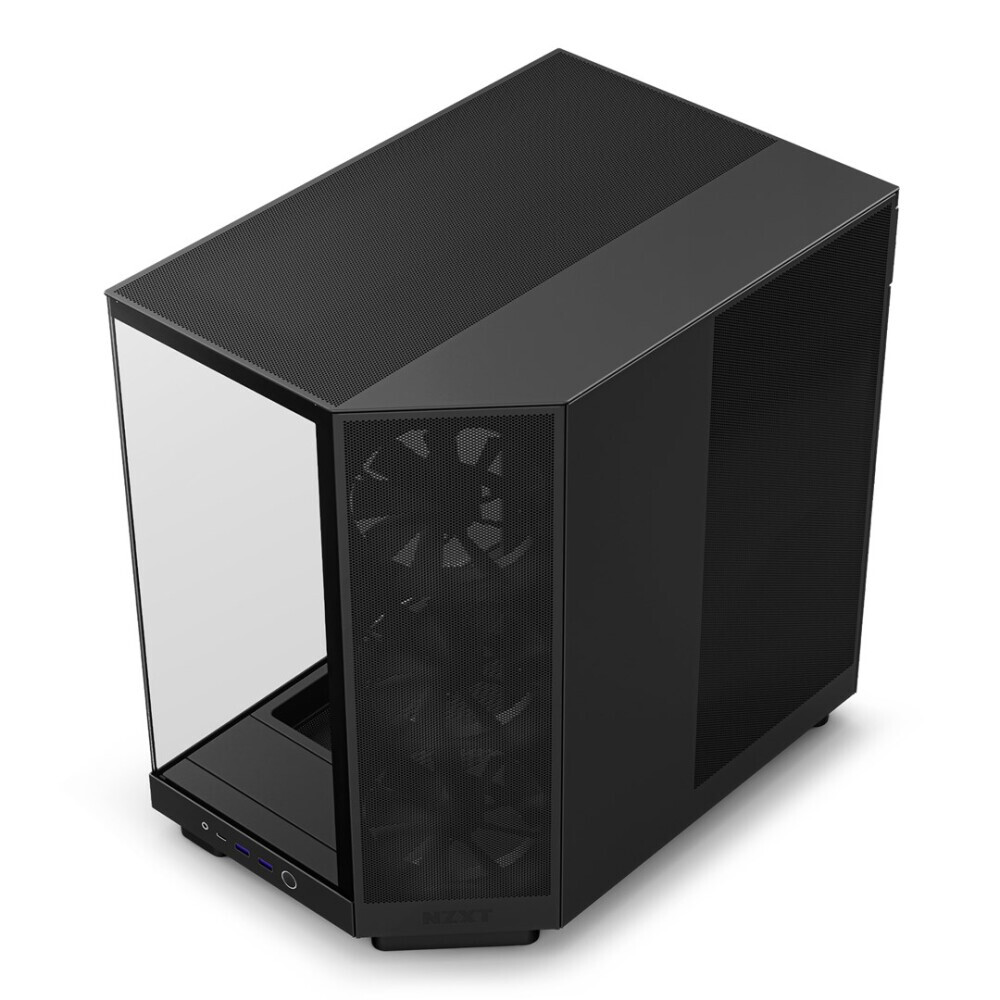 Datoru korpuss NZXT H6 Air Flow Midi Tower Black (CC-H61FB-01) - foto 2