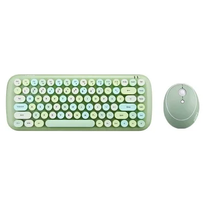 Clavier + souris MOFII Wireless set  Candy 2.4G Green (SMK-632388AG Green)