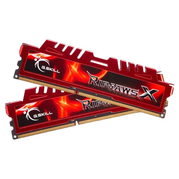 Operatīvā atmiņa G.Skill Ripjaws X 8GB 1600 MHz DDR3 CL19 KIT of 2x4 GB (F3-12800CL9D-8GBXL)