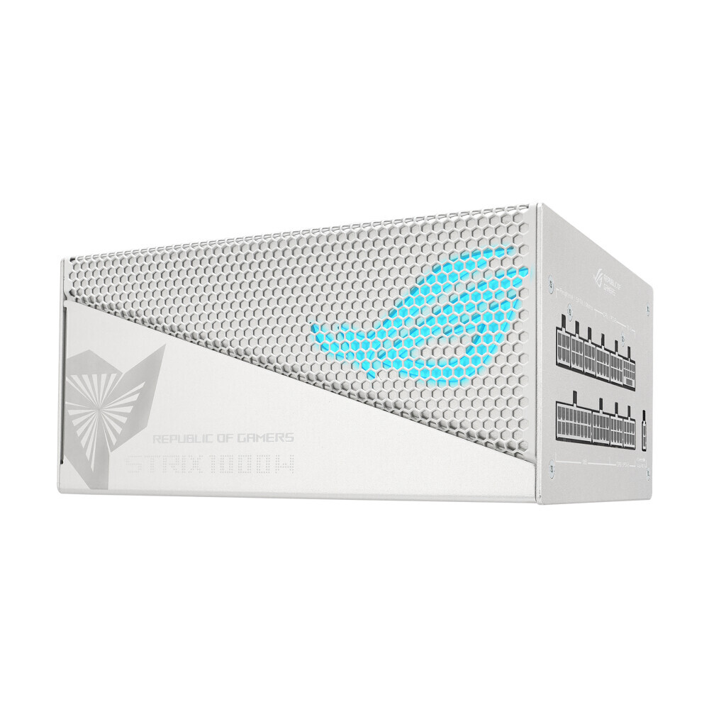 Bloc dalimentation ASUS ROG -STRIX-1000G-AURA-WHITE-GAMING 1000 W 24-pin ATX (ZDLASUOBU0037) - photo 5