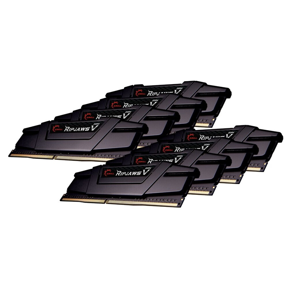 Operatīvā atmiņa G.Skill Ripjaws V 256 GB 3200 MHz DDR4 CL16 KIT of 8x32GB (F4-3200C16Q2-256GVK)