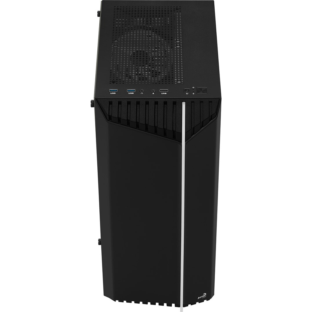 Datoru korpuss Aerocool Bionic Midi Tower Black (AEROPGS-BIONIC-GBKV2) - foto 7