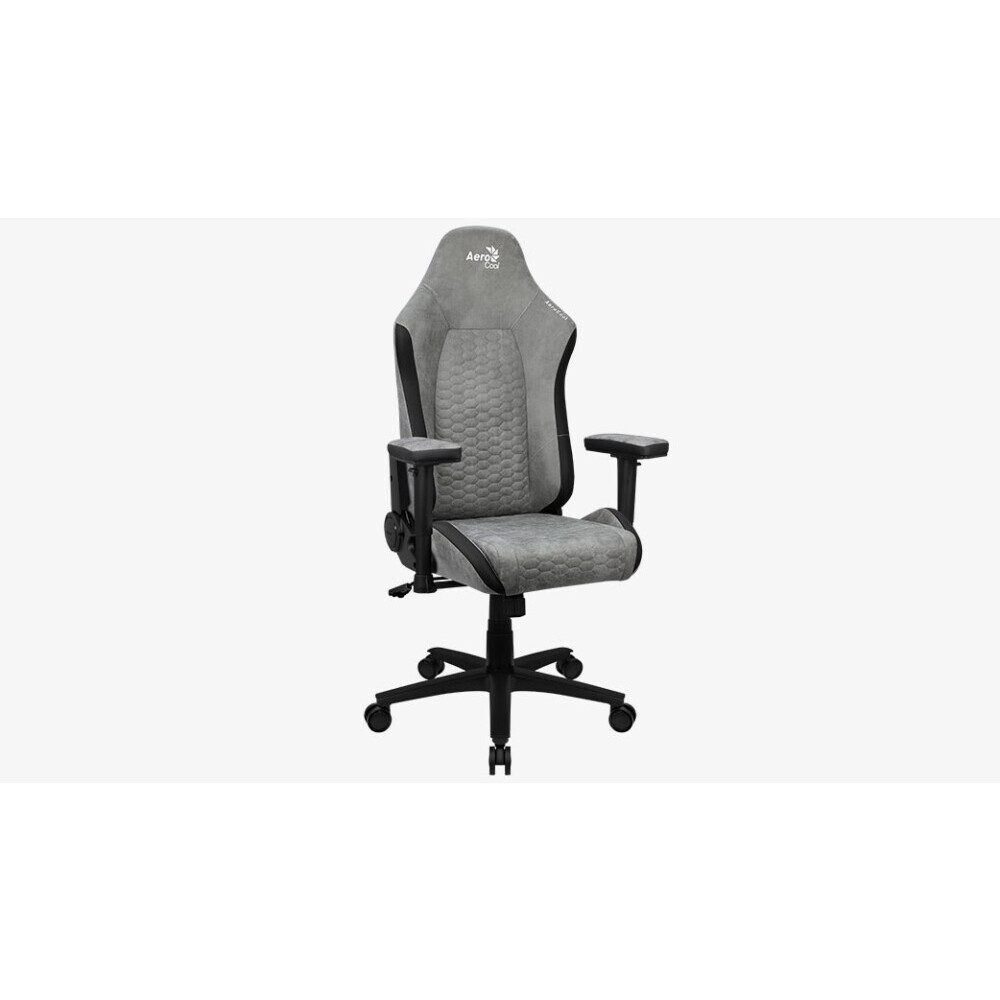 Datorkrēsls Aerocool Crown AeroSuede Stone Grey (AEROCROWN-STONE-GREY) - foto 6