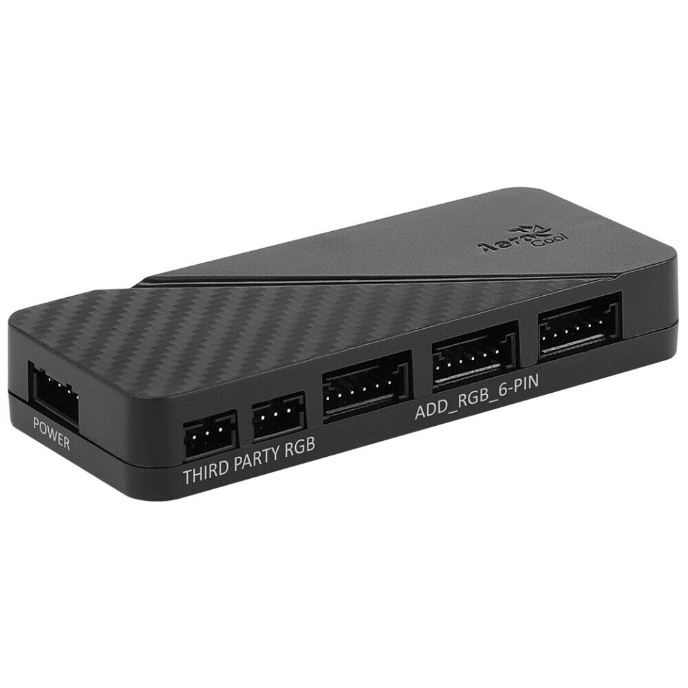 Dzesēšanas sistēmās regulators Aerocool H66F Black (AEROPGS-H66F-RGB) - foto 2