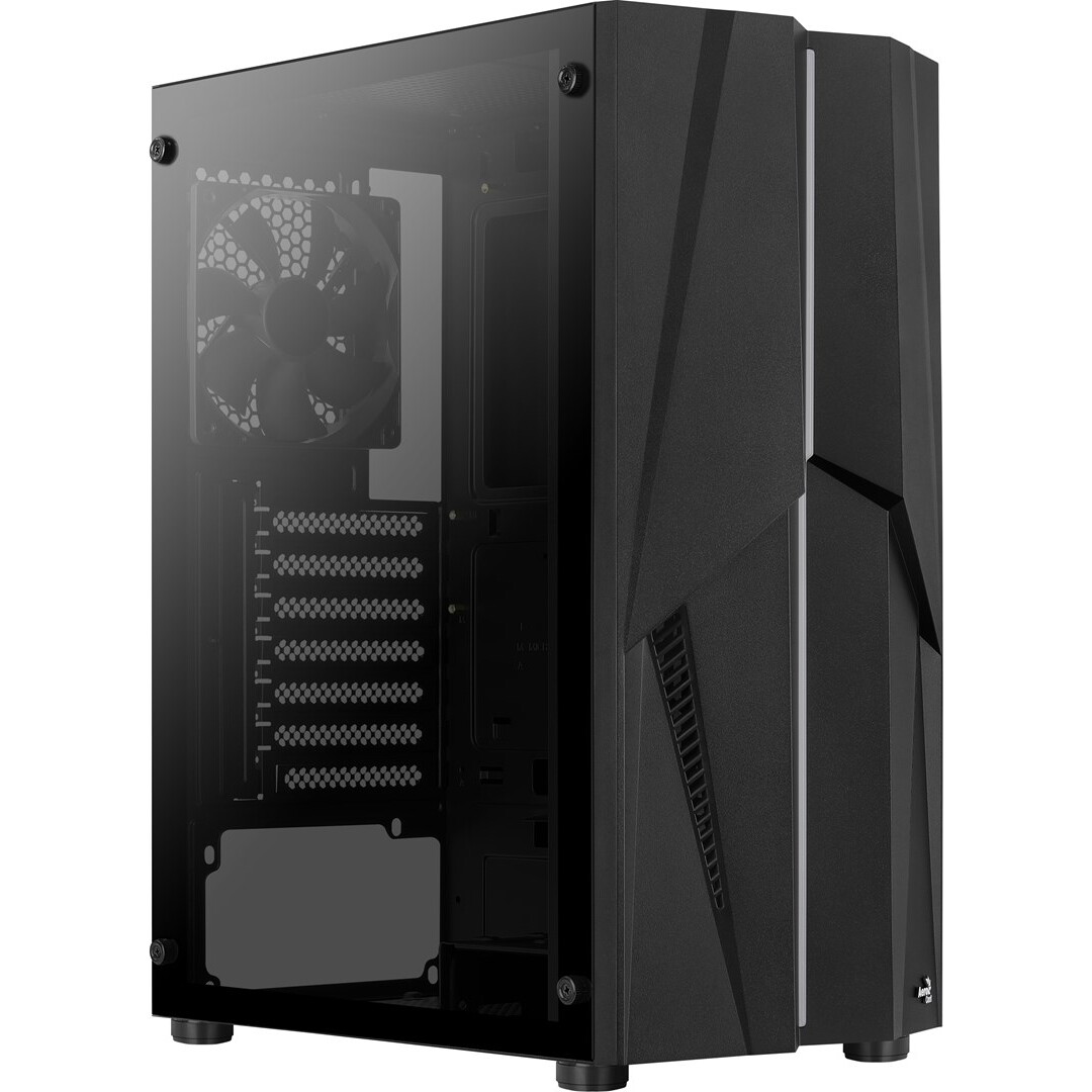 Datoru korpuss Aerocool Mecha Midi Tower Black (AEROPGSMECHA-G-BK-V1) - foto 10