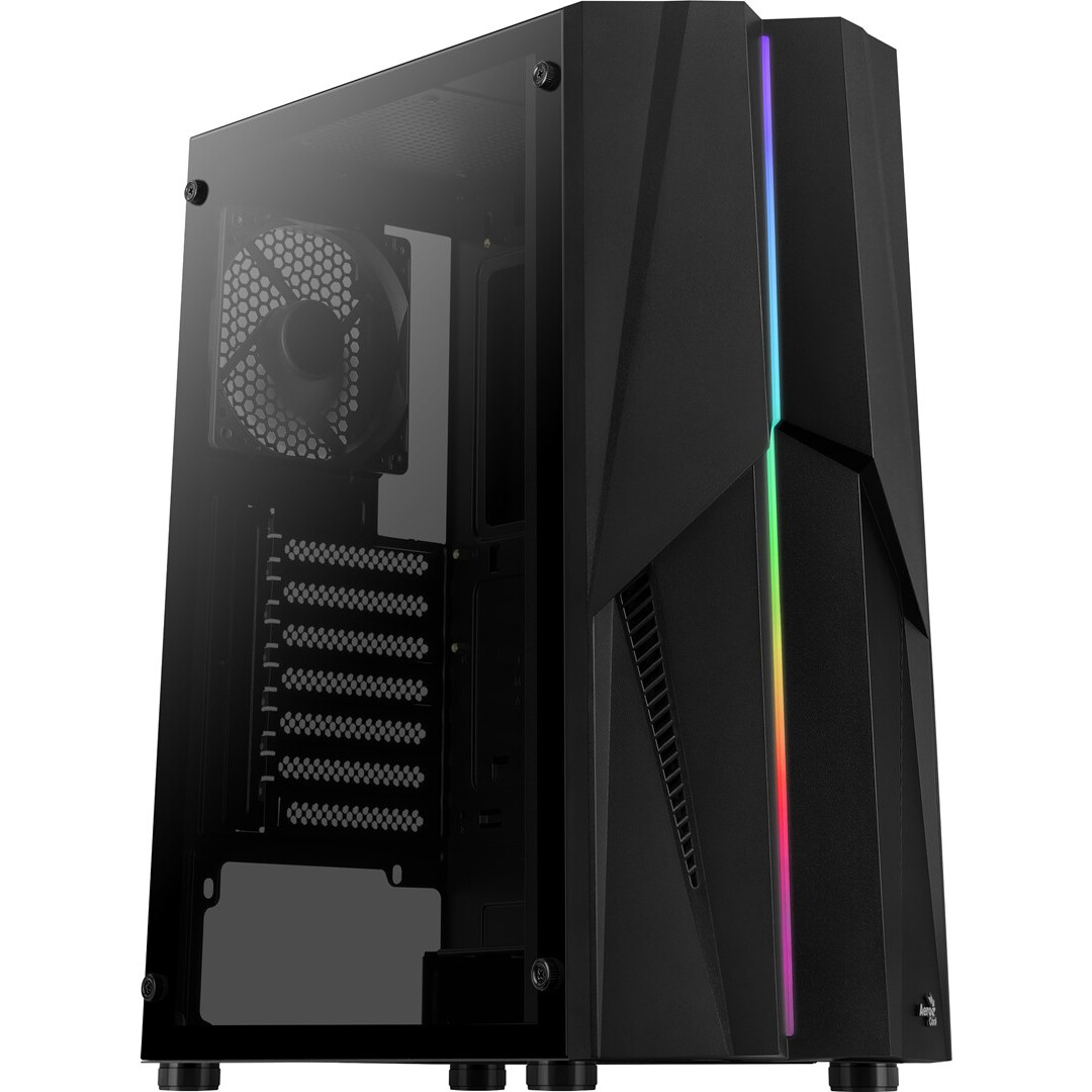 Datoru korpuss Aerocool Mecha Midi Tower Black (AEROPGSMECHA-G-BK-V1) - foto 15